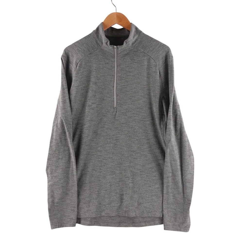Lululemon Metal Vent Tech 1/2 Zip 2.0 Pullover Grey Heather Mens XL Performance